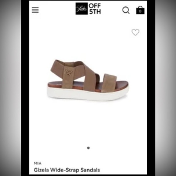 MIA Gizela Wide-Strap Sandals Women’s 8.5 Brown Platform Modern Comfort Shoe - Picture 2 of 11